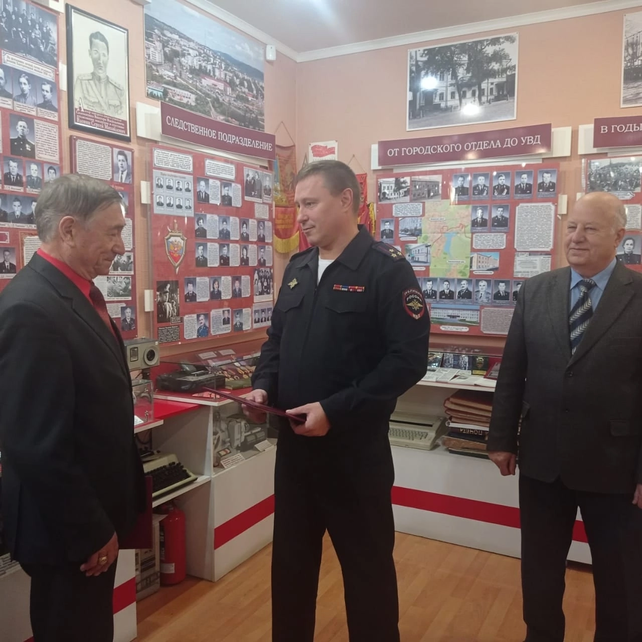 Ветеран ОМВД Юрий Кубаев отметил 75-летний юбилей!