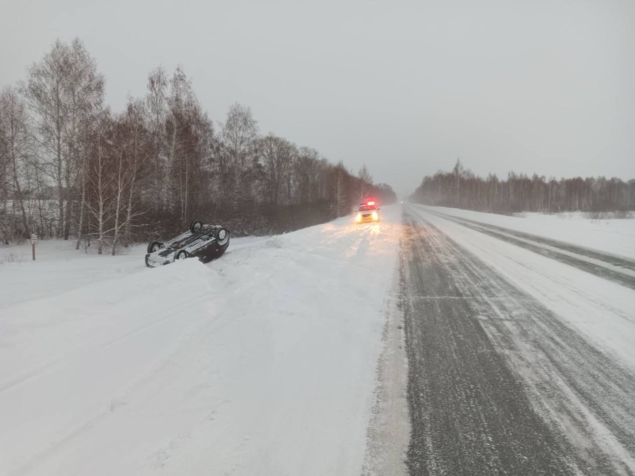 Рекомендации ГИБДД для водителей в условиях низких температур и снегопада