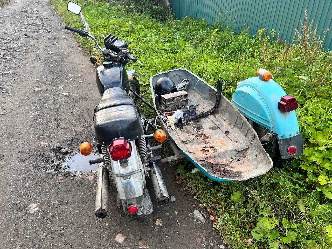 Златоуст: Мотоциклист с люлькой и подозрением на алкогольное опьянение